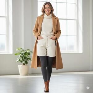 Honors Women's Casual Cream Shorts